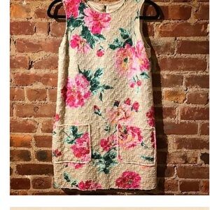 Euc Dolce&gabbana tweed floral dress